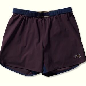 Tracksmith Off-Roads 2 in one Women’s Trail Running Shorts small new